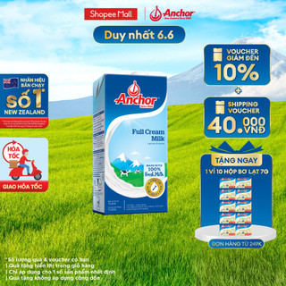  Sữa tươi tiệt trùng Anchor nguyên kem hộp 1 lít
