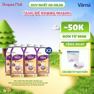 Combo 2 Lốc 6 hộp sữa bột pha sẵn Värna Colostrum (12 hộp giấy x 237ml) - Sữa non cho người lớn, Tăng đề kháng nhanh