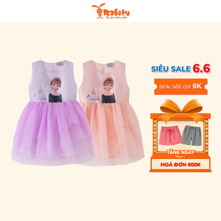 Đầm váy voan sát nách Anna bé gái Rabity thiết kế phần chân váy nhiều lớp bồng bềnh đáng yêu tạo nổi bật cho bé 5713