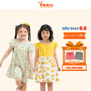 Đầm bé gái Rabity váy bé gái cao cấp đầm hoa nhí cho trẻ em 92609 váy hoa nhí cho bé
