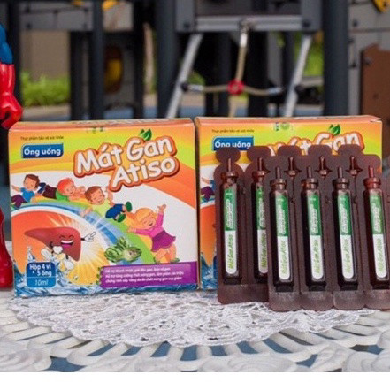 Mát Gan Atiso Thanh nhiệt, giải độc, mát gan, lợi tiểu, tăng cường chức năng gan, bị mẩn ngứa, mày đ