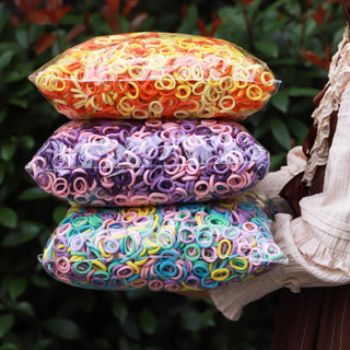 100 / 300 / 500 dây buộc tóc rainbow bows nhiều màu sắc cho bé gái