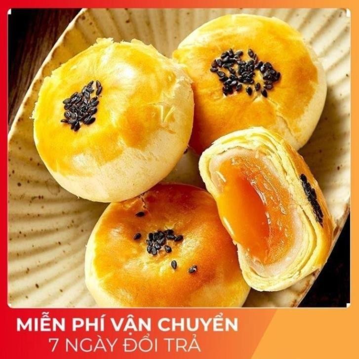 [Bánh thượng hạng] Bánh trứng muối ngàn lớp siêu ngon ăn vặt, Combo 6 cái và 12 cái
