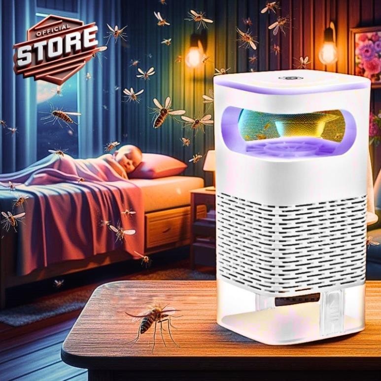 Đèn bắt muỗi, máy bắt muỗi, máy diệt côn trùng thông minh kiêm đèn ngủ cắm cổng usb cao cấp