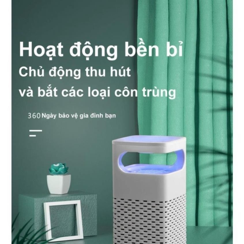 Đèn bắt muỗi, máy bắt muỗi, máy diệt côn trùng thông minh kiêm đèn ngủ cắm cổng usb cao cấp