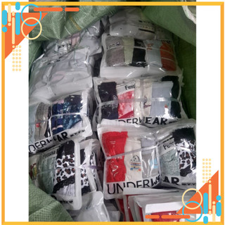 Set 5 quần lót in hình túi zip underwear
