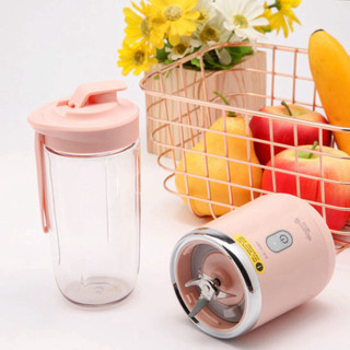Máy xay sinh tố juicing cup 300ml cầm tay 6 lưỡi , máy xay trái cây hoa quả sử dụng pin sạc cổng usb