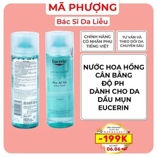 EUCERIN PRO ACNE SOLUTION TONER - Nước Hoa Hồng Cân Bằng Cho Da Dầu Mụn