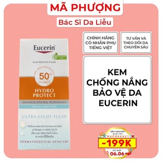 Kem chống nắng da mụn, nhạy cảm Eucerin ( lọ thấp )