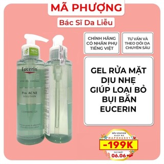 Gel Rửa Mặt Mụn Eucerin Pro Acne 200ml