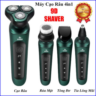 Máy cạo râu cao cấp , dao cạo râu tỉa lông mũi cắt tóc 4 trong 1