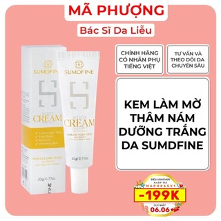 Kem làm mờ thâm nám dưỡng trắng da SUMDFINE White cream Dark Spot 20g