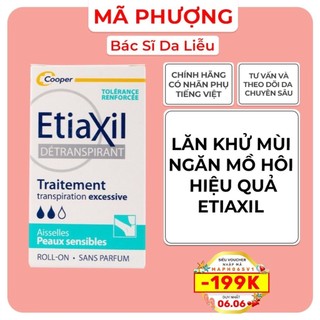 Lăn Khử Mùi Etiaxil 15ml, Ngăn Mồ Hôi Hiệu Quả - Hàng Chính Hãng - Dược Mỹ Phẩm Bác Sĩ Mã Phượng