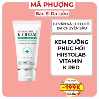 Kem dưỡng phục hồi Histolab Vitamin K Red Out Histo K Cream - Bác sĩ Mã Phượng