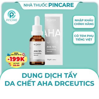 Dung dịch tẩy da chết aha 10% exfoliating drceutics - hàng chính hãng - nhà thuốc pincare