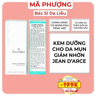 Kem giúp làm giảm mụn nhanh Blemish Control Jean D’Arcel 30ml