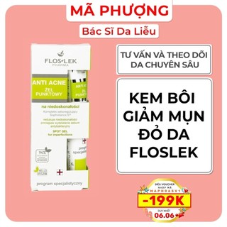 [CHÍNH HÃNG] Kem bôi giảm mụn FLOSLEK ANTI ACNE SPOT GEL FOR IMPERFECTION 20ml