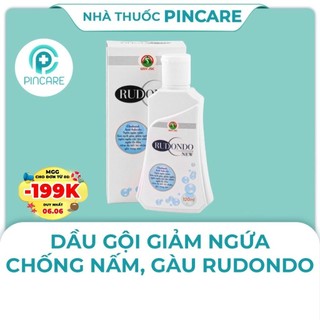 Dầu tắm gội Rudondo 100ml - Dầu gội giảm ngứa, gầu, nhờn - Hàng chính hãng - Nhà thuốc PinCare