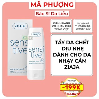 [CHÍNH HÃNG] TẨY DA CHẾT Enzyme ZIAJA da nhạy cảm