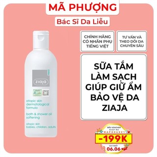 [CHÍNH HÃNG] SỮA TẮM ZIAJA giữ ẩm 270ml - Bác Sĩ Mã Phượng