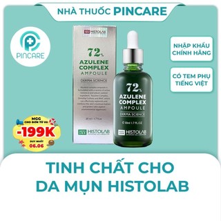 Tinh chất cho da mụn Histolab Azulene Complex Ampoule 72% - Hàng chính hãng - Nhà thuốc PinCare