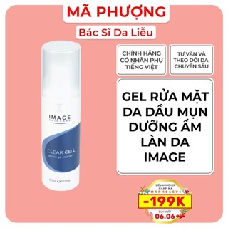 [CHÍNH HÃNG] Sữa Rửa Mặt  Cho Da Mụn Da Dầu Image Skincare Clear Cell 177ml