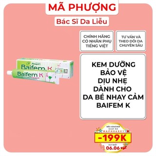 [CHÍNH HÃNG] Kem Baifem K dịu da - Bác sĩ Mã Phượng