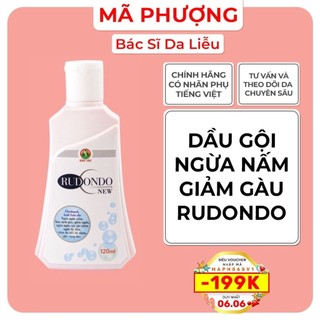 DẦU TẮM GỘI RUDONDO giảm gàu, ngăn ngừa nấm