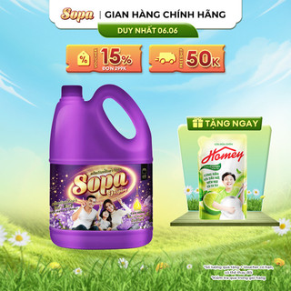 Nước Giặt Xả 6 Trong 1 Sopa Cảm Hứng Chai 3.4KG