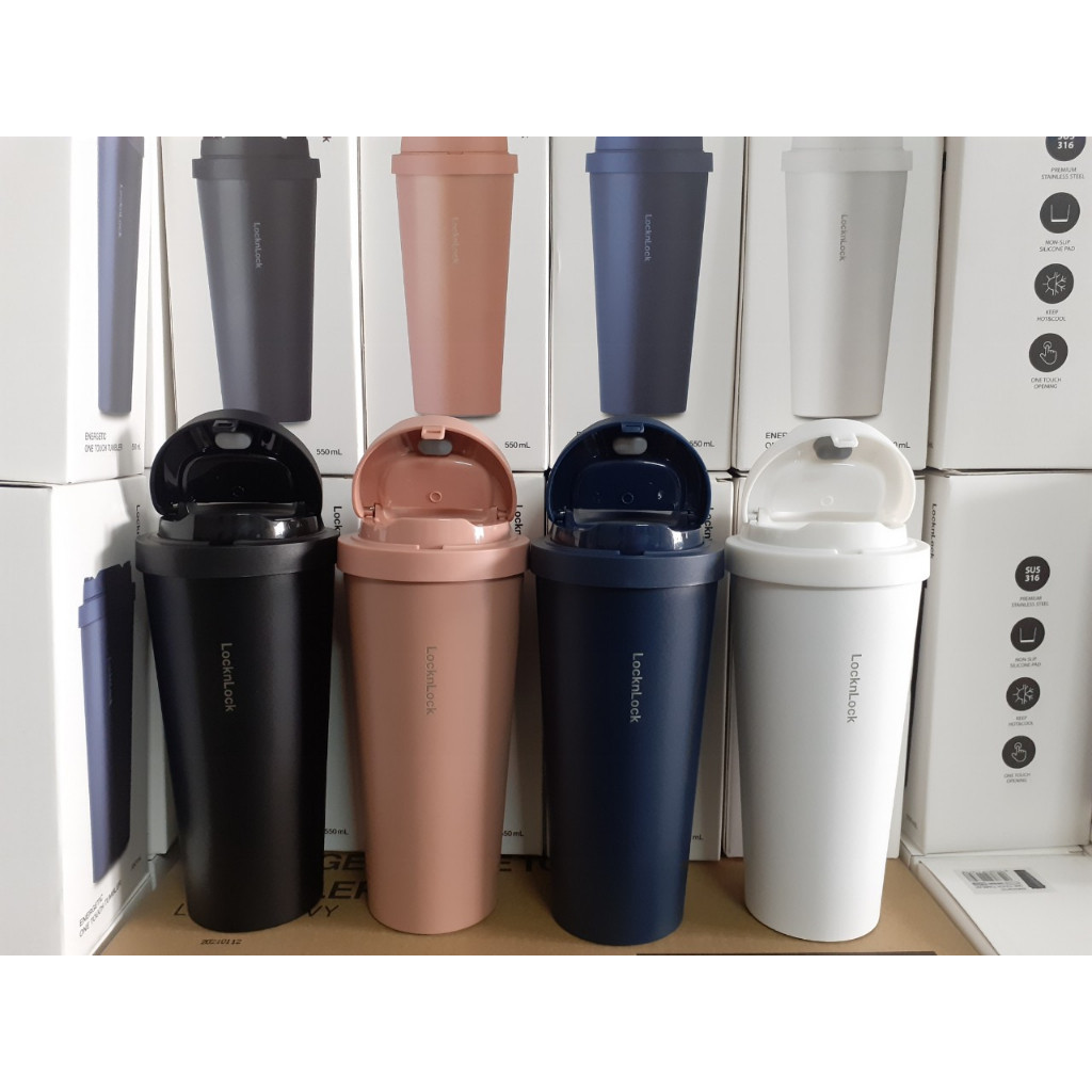 Nắp ZIN Thay Thế Ly Giữ Nhiệt Lock&Lock Energetic One Touch Tumbler 550ml LHC3249