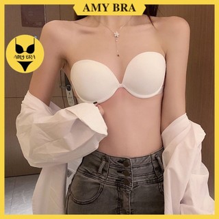 Áo Ngực Không Dây Mút Dày, Áo Lót Nữ Nâng Ngực, Có Gọng Cao Cấp AMY BRA A750