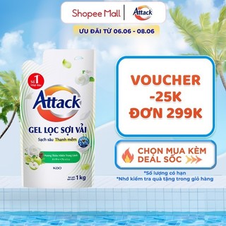 Gel Giặt Attack Hương Thiên Nhiên Trong Lành Túi 1Kg