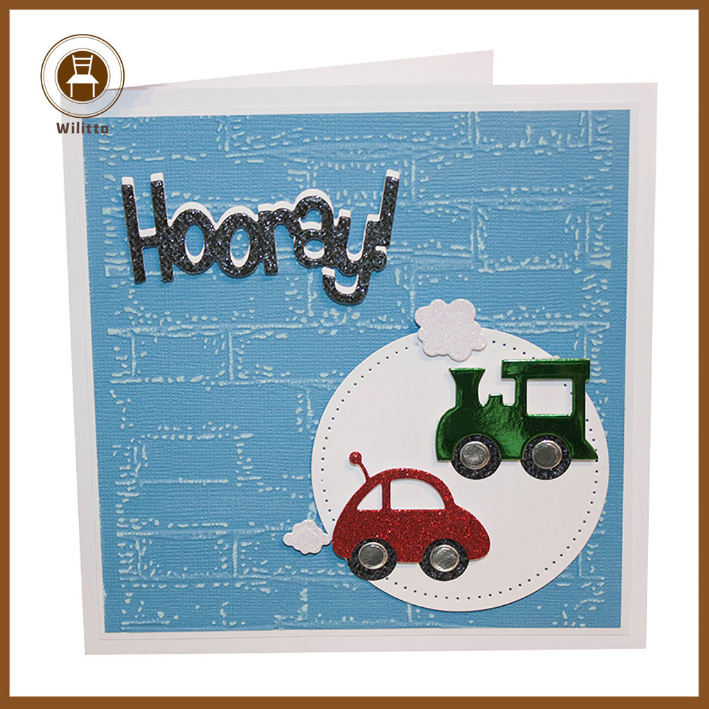 Khuôn cắt giấy thủ công bằng kim loại tạo hình xe hơi hoạt hình