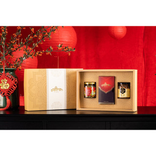 Set quà sbee Saffron Nhụy Hoa Nghệ Tây bao gồm saffron 1gr và trà hoa cao cấp