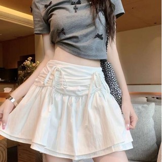 CHÂN VÁY XÒE RÚT DÂY 2 TẦNG