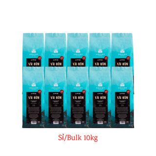 10kg cà phê bột nâu đậm pha phin đặc biệt folliet