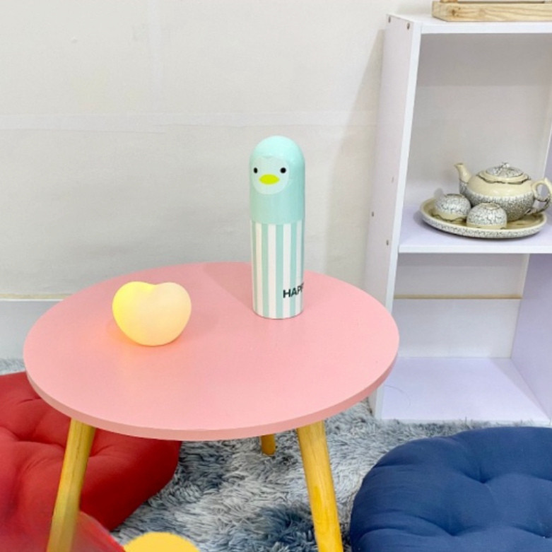 Bàn trà tròn sofa ngồi bệt chân gỗ tự nhiên, Bàn tròn cafe dùng làm decor phòng ngủ nhiều màu sắc | BigBuy360 - bigbuy360.vn