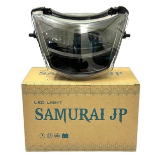 Đèn pha led 2 tầng samurai jp lắp xe wave alpha 50cc, 100cc 110cc ,s100, rsx100