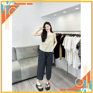 [H.Lana] Mã 028 QUẦN SUÔNG CHẤM BI 2M