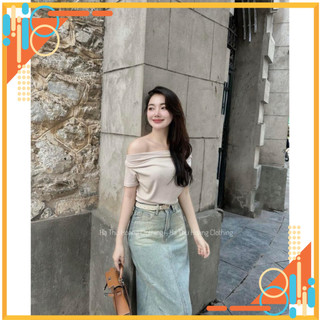 [H.Lana] CHÂN VÁY JEAN ĐÁ - DÁNG DÀI
