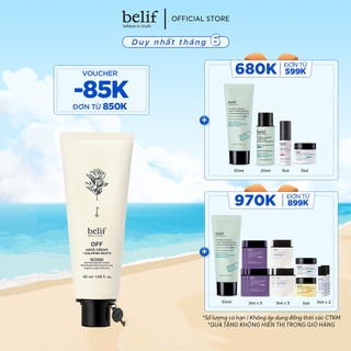 Kem dưỡng ẩm và làm dịu da tay belif Hand Cream INTENSE Calming White 50ml