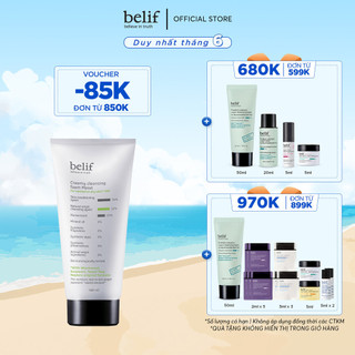 Sữa rửa mặt thảo dược cô đặc Belif Creamy Cleansing Foam Moist 160ml