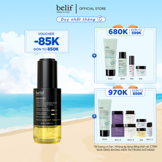 Tinh chất dưỡng trắng da chống oxi hóa Belif Aqua Bomb Brightening Ampoule Serum 50ml