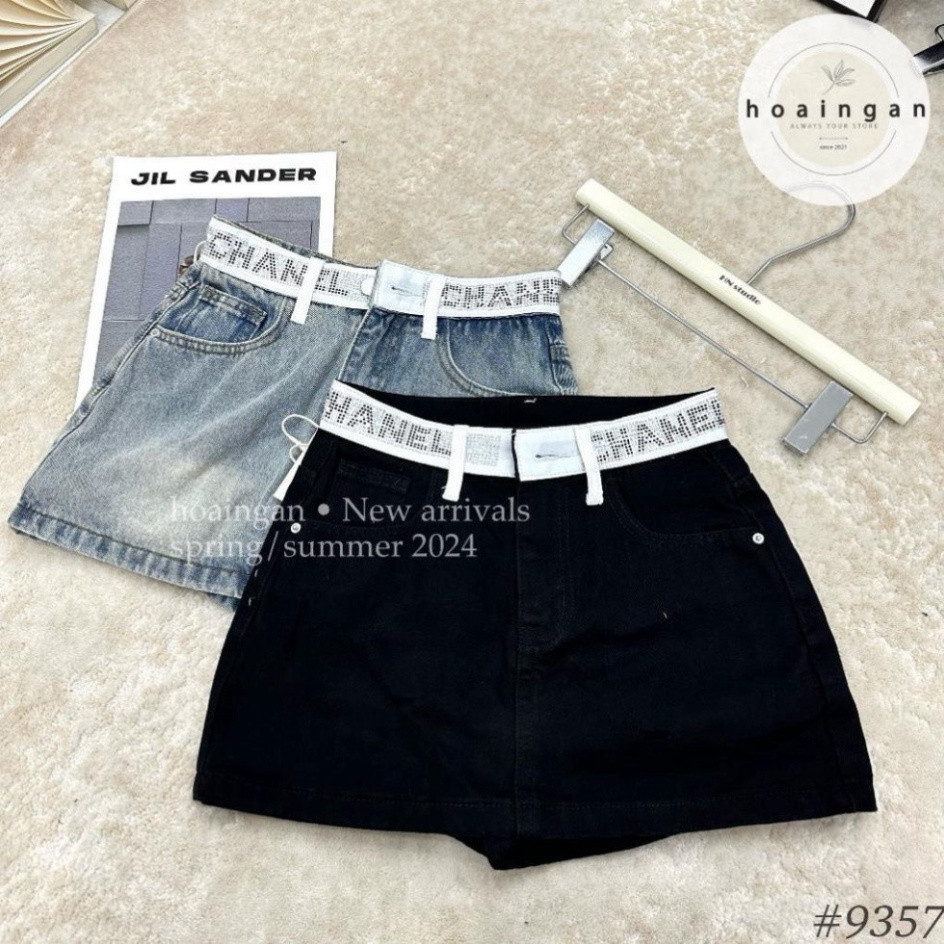 Quần ống rộng mix viền túi, quần nữ jean phong cách Retro Ống Rộng siêu đẹp siêu sang N 65 | BigBuy360 - bigbuy360.vn