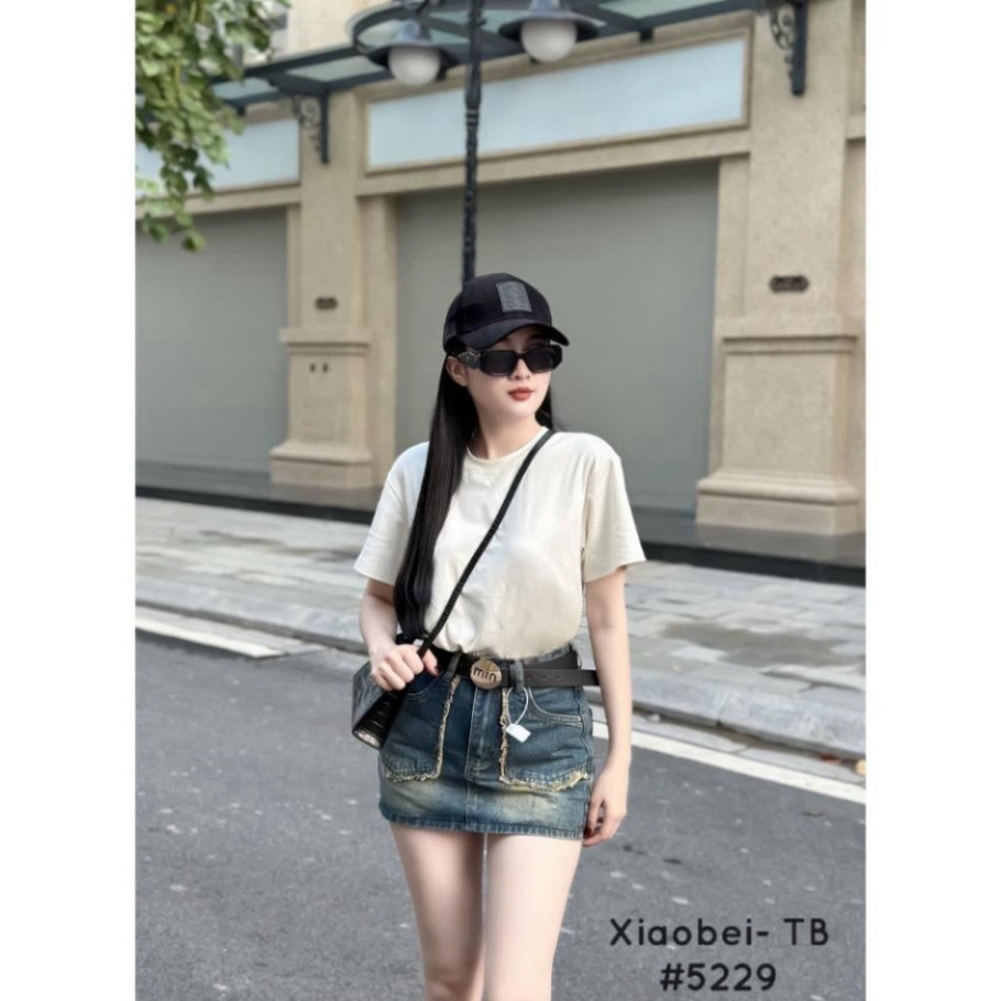 Quần Ống rộng Mix viền túi tua rua gấu, quần nữ jean phổ biến Đơn giản Xanh Bạc siêu xinh D54 | BigBuy360 - bigbuy360.vn