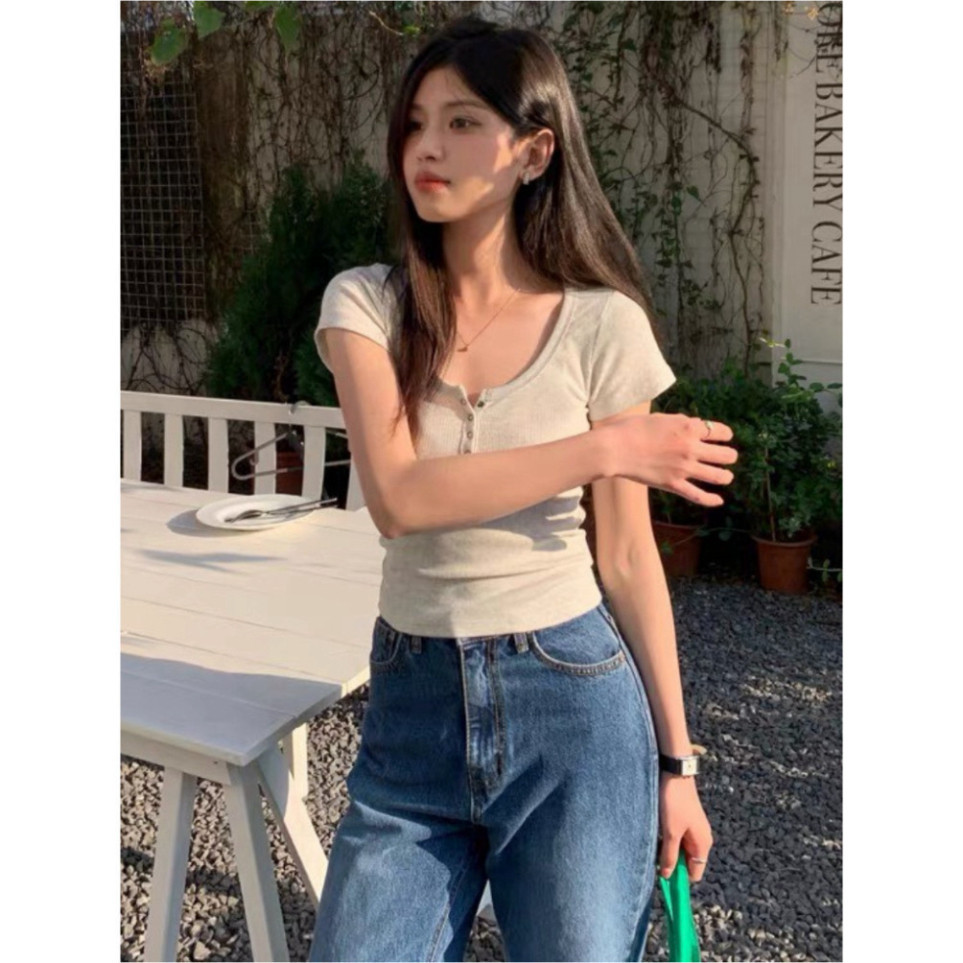 Quần bò nữ ống loe, quần jeans nữ ống loe màu xanh cổ điển cũ siêu đẹp siêu tôn dáng MS 01 | BigBuy360 - bigbuy360.vn