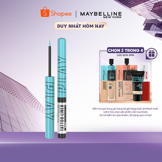 Bút Kẻ Mắt Nước 6 Màu Tattoo Liner Play 48H Lâu Trôi Maybelline New York 2.1ml