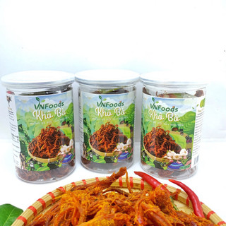 Khô Bò Miếng Xé Sợi Tây Nguyên 200Gr Xuất Khẩu Đặc Sản Tây Nguyên VNFoods