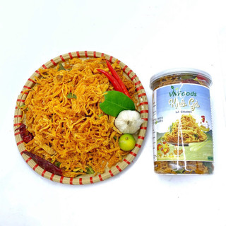 Khô Gà Lá Chanh Thơm Ngon Cay Nhẹ Organic 250Gr VNFoods