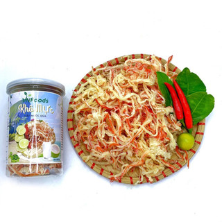Khô mực sợi hấp nước dừa 200Gr chuẩn Vị VnFoods